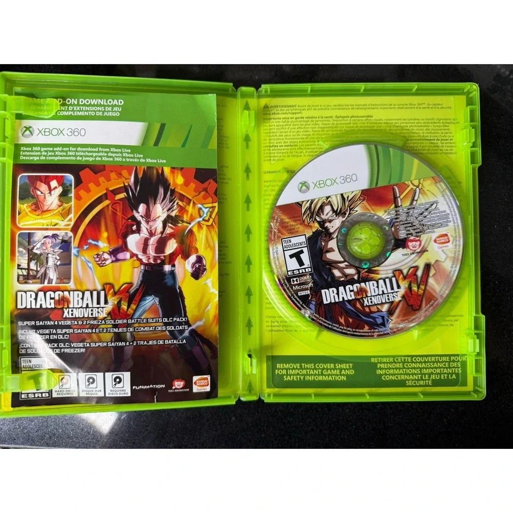 Dragon Ball XenoVerse (Microsoft Xbox 360, 2015) Disc and Case Tested Working